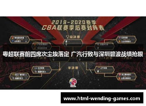 粤超联赛前四席次尘埃落定 广汽行致与深圳碧波战绩抢眼